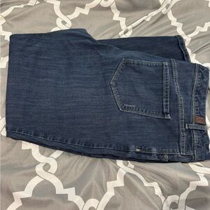 Simply Vera Vera Wang Women's Relaxed Dark Blue Denim Jeans